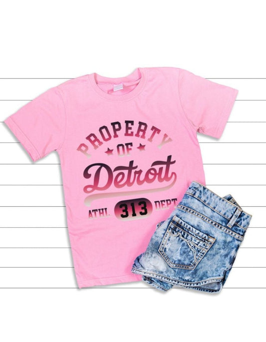 Property of Detroit Pink