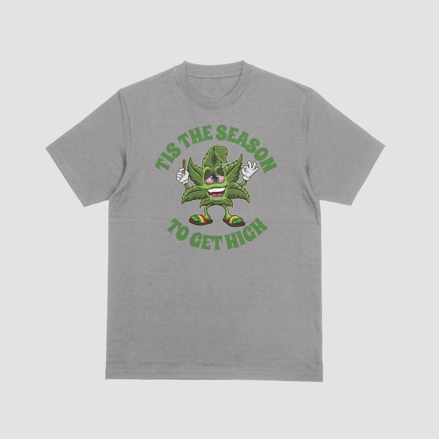 Tis The Season 420 Shirt Gray