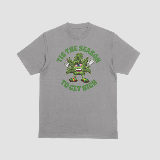 Tis The Season 420 Shirt Gray